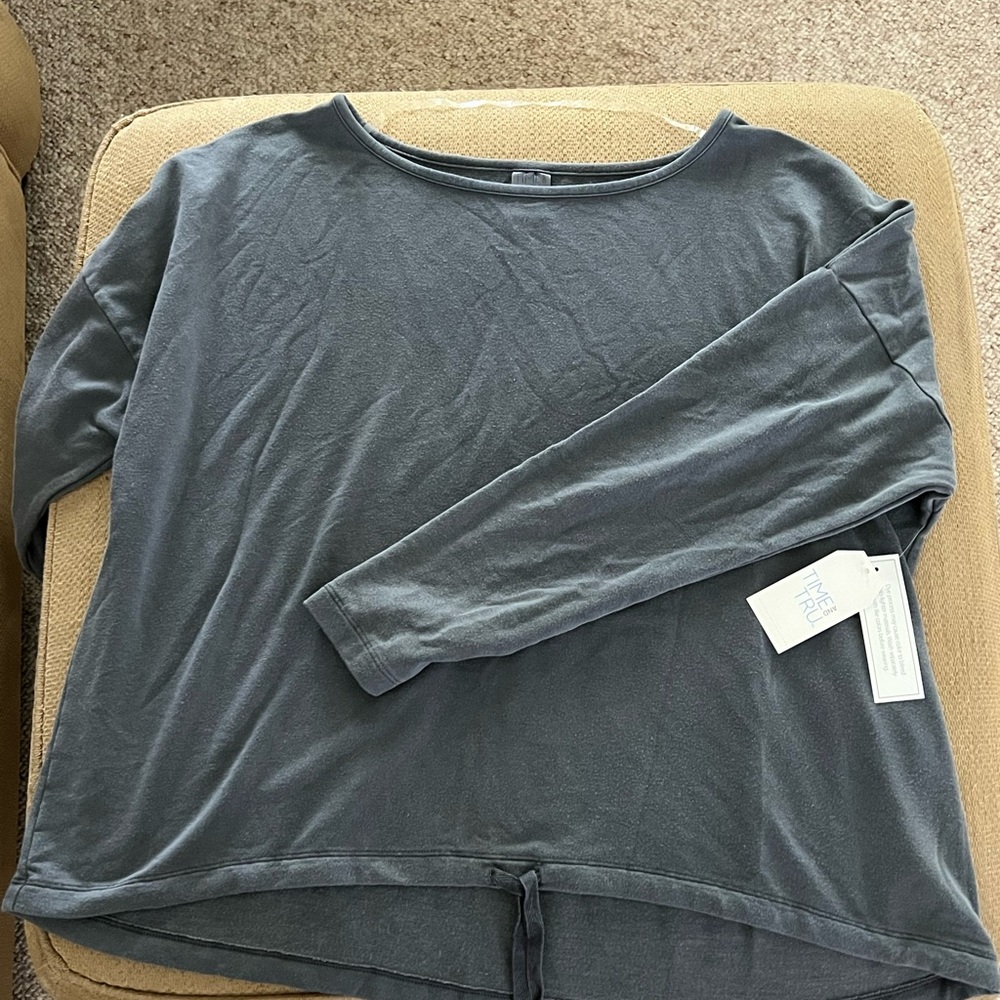 Time and Tru, gray, large long sleeve women’s